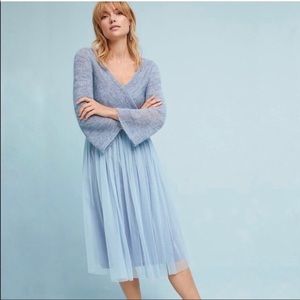 Anthropologie Maeve Layered Arabesque Ballet Dress